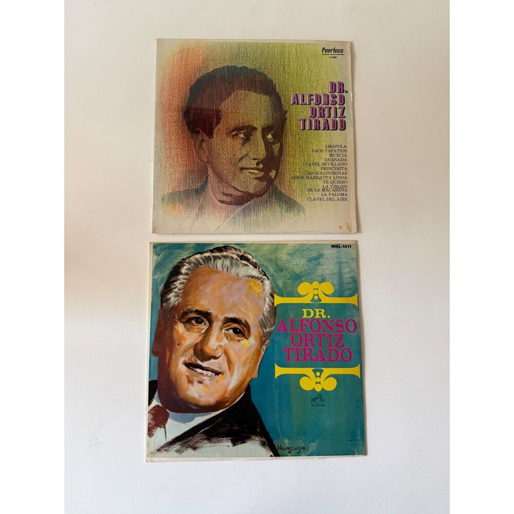 Dr. Alfonso Ortiz Tirado Lot 2 LPs Self Titled Noe Fajardo VG+ Cleaned